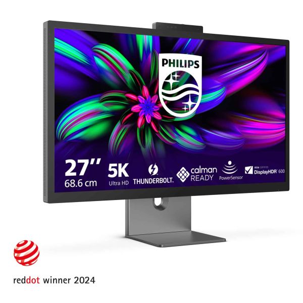Philips Brilliance 27E3U7903/00 computer monitor 68,6 cm (27") 5120 x 2880 Pixels 5K Ultra HD LCD Grijs (27E3U7903)