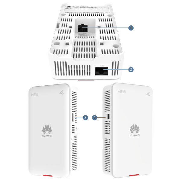Huawei AP263 - WiFi6 indoor Dual Band AP - smart antenna - USB - BLE (AP263)