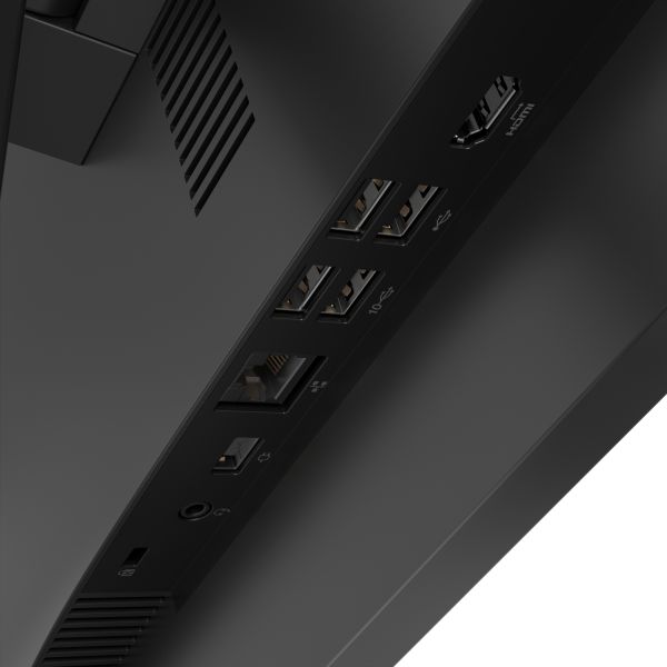 Lenovo V100 N100 60,5 cm (23.8") 1920 x 1080 Pixels Alles-in-één-pc 16 GB DDR5-SDRAM 512 GB SSD Windows 11 Pro Wi-Fi 6 (802.11ax) Zwart (13JA002XGE)