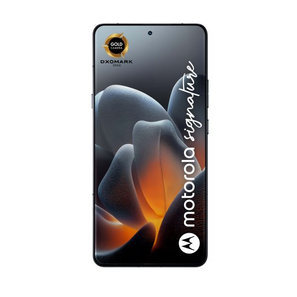 Motorola signature 17,2 cm (6.78") Dual SIM Android 16.0 5G USB Type-C 16 GB 512 GB 5200 mAh Donkerblauw (PBAB0002SE)