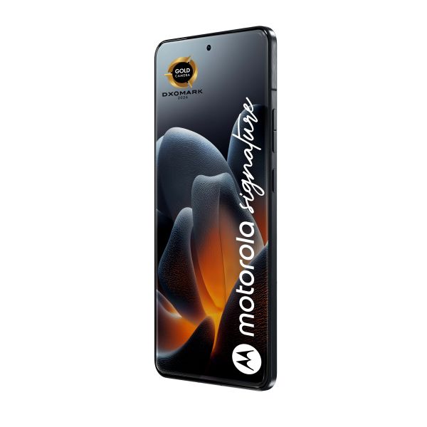 Motorola signature 17,2 cm (6.78") Dual SIM Android 16.0 5G USB Type-C 16 GB 512 GB 5200 mAh Donkerblauw (PBAB0002SE)