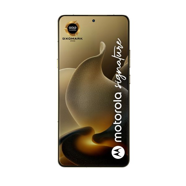 Motorola signature 17,2 cm (6.78") Dual SIM Android 16.0 5G USB Type-C 16 GB 512 GB 5200 mAh Goud (PBAB0003SE)