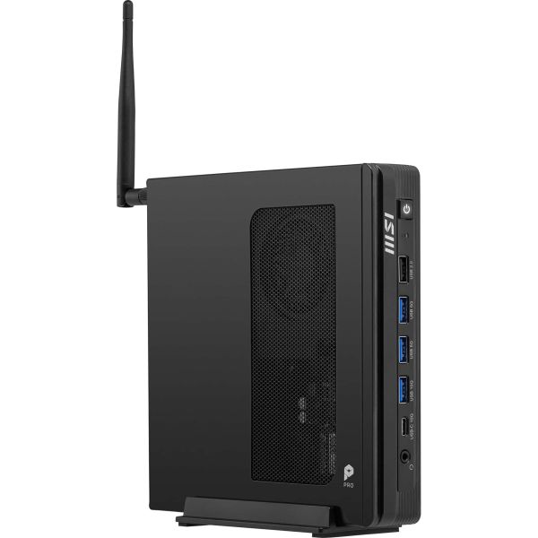 MSI PRO DP10 A14MG-001BEU PC's/werkstation Intel® Core™ i7 i7-14700 1,1L maat pc Mini PC barebone Zwart (PRO DP10 A14MG-001BEU)