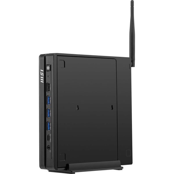 MSI PRO DP10 A14MG-003BEU PC's/werkstation Intel® Pentium® Gold G7400 1,1L maat pc Mini PC barebone Zwart (PRO DP10 A14MG-003BEU)