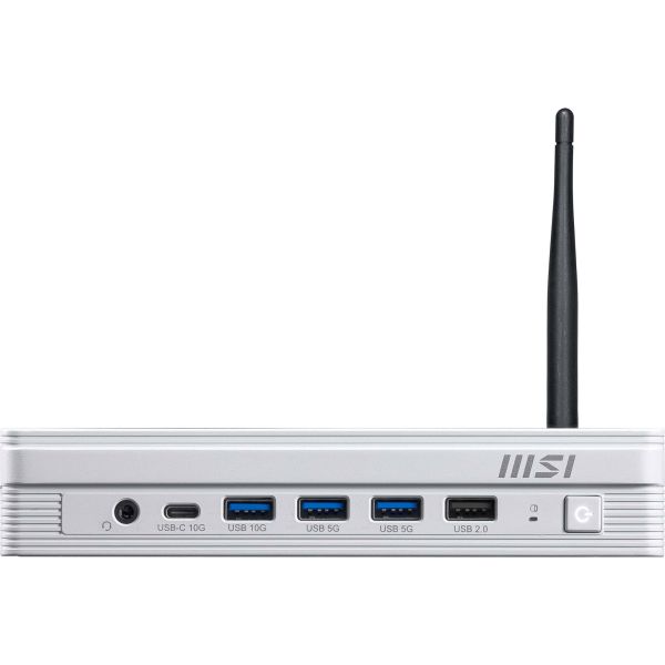MSI PRO DP10 A14MG-005BEU PC's/werkstation Intel® Core™ i5 i5-14400 1,1L maat pc Mini PC barebone Wit (PRO DP10 A14MG-005BEU)