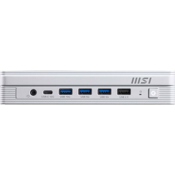 MSI PRO DP10 A14MG-005BEU PC's/werkstation Intel® Core™ i5 i5-14400 1,1L maat pc Mini PC barebone Wit (PRO DP10 A14MG-005BEU)