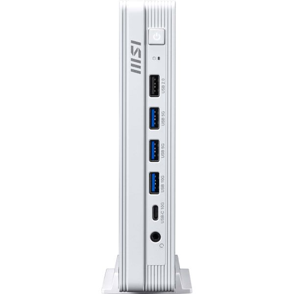 MSI PRO DP10 A14MG-007BEU PC's/werkstation Intel® Pentium® Gold G7400 1,1L maat pc Mini PC barebone Wit (PRO DP10 A14MG-007BEU)