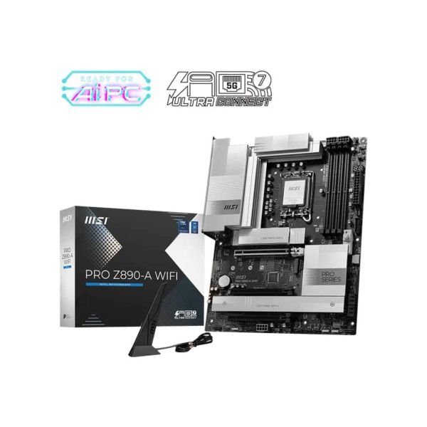 MSI PRO Z890-A WIFI moederbord Intel Z890 LGA 1851 (Socket V1) ATX (PRO Z890-A WIFI)
