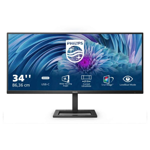 Philips E Line 346E2LAE/00 computer monitor 86,4 cm (34") 3440 x 1440 Pixels Wide Quad HD LCD Zwart (346E2LAE/00)