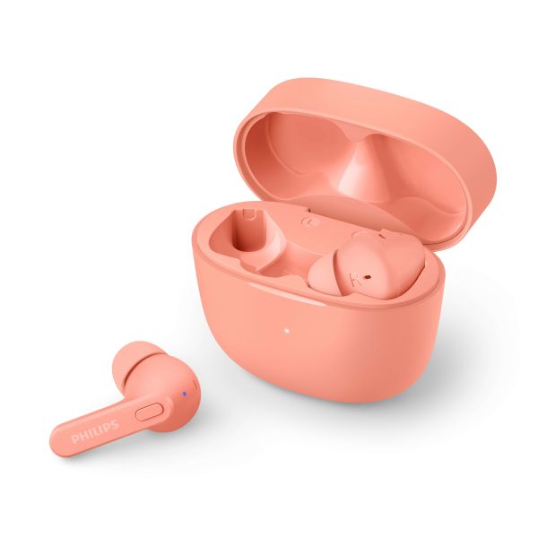 Philips 2000 series TAT2206PK/00 hoofdtelefoon/headset True Wireless Stereo (TWS) In-ear Oproepen/muziek Bluetooth Roze (TAT2206PK/00)