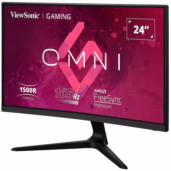 Viewsonic VX2418C Gaming Monitor EEK F (A - G) 59.9 cm (23.6 inches) 1920 x 1080 pixels 169 1 ms HDM (VS19012)