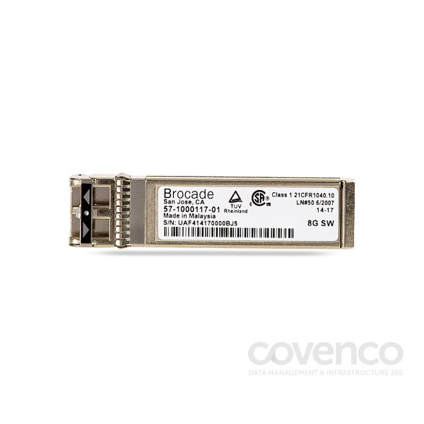 Brocade Storage 57-1000117-01 (8G) compatible 10Gigabit & STM64 SR SFP+ Transceiver | 300m MM 850nm (57-1000117-01)