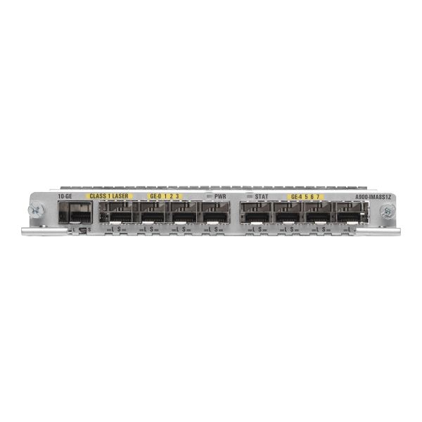 Cisco ASR 900 Combo 8 port SFP GE and 1 port 10GE module (A900-IMA8S1Z)