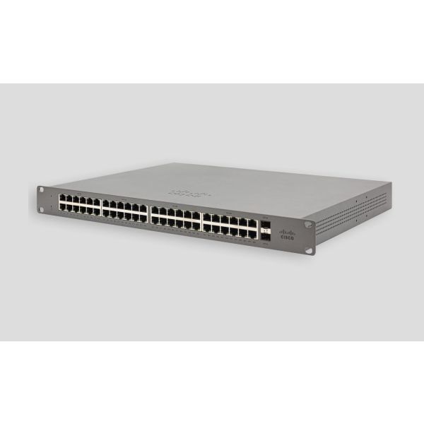 Cisco GS110-48P-HW-US 48 Port PoE Network Swich - Grey (GS110-48P-HW-US)