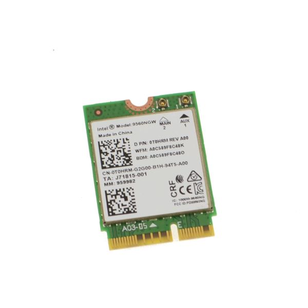 Dell Intel Wireless AC 9560 Wi-Fi 802.11ac Bluetooth 5.0 M.2 2230 (T0HRM)