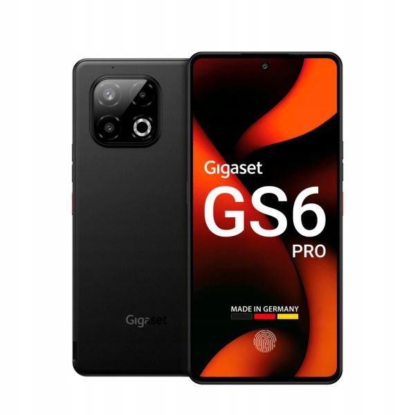 Gigaset GS6 PRO Smartphone 128GB 5G Dual-SIM Zwart (S30853-H1542-R121)