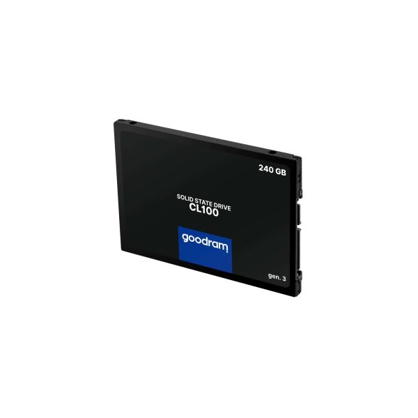 Goodram CL100 gen.3 240 GB 2.5" SATA III 3D NAND (SSDPR-CL100-240-G3) Goodram CL100 gen.3 240 GB 2.5" SATA III 3D NAND (SSDPR-CL100-240-G3)