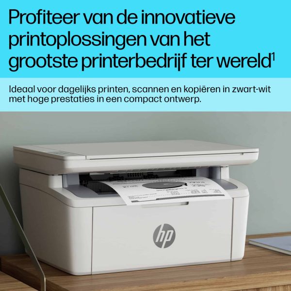 HP LaserJet M140w Draadloos Multifunction Zwart-wit Printer, Kopieerapparaat, scanner (7MD72F)