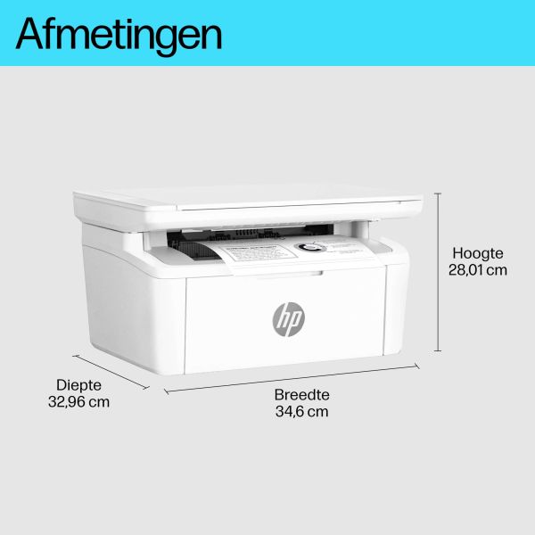 HP LaserJet M140w Draadloos Multifunction Zwart-wit Printer, Kopieerapparaat, scanner (7MD72F)