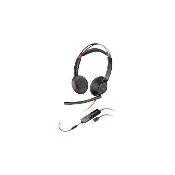 HP Poly Blackwire 5220 Wired Stereo Headset (8M3W5AA)