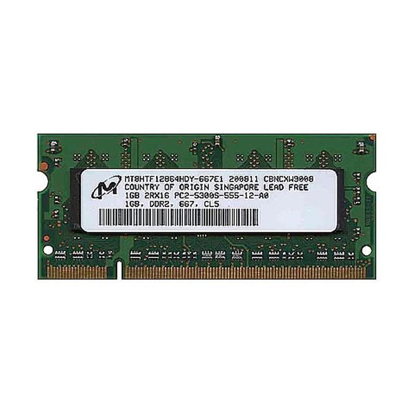 Hynix 1GB DDR2 667MHz SO-DIMM Memory Module (HYMP112S64CP6-Y5)