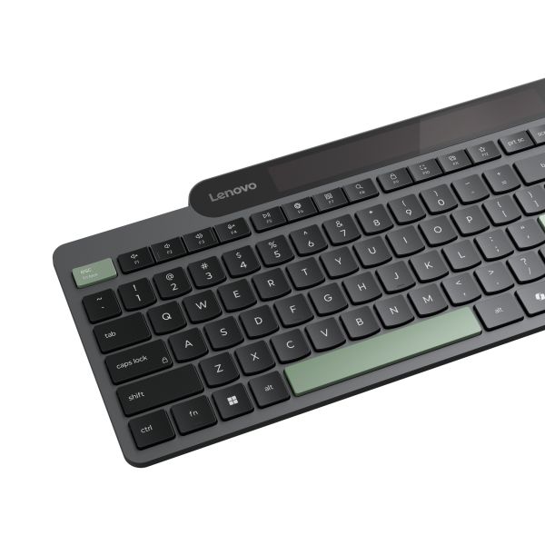 Lenovo 4Y41R69500 toetsenbord Thuis/Werk Bluetooth Belgisch, Engels Zwart, Groen (4Y41U73220)