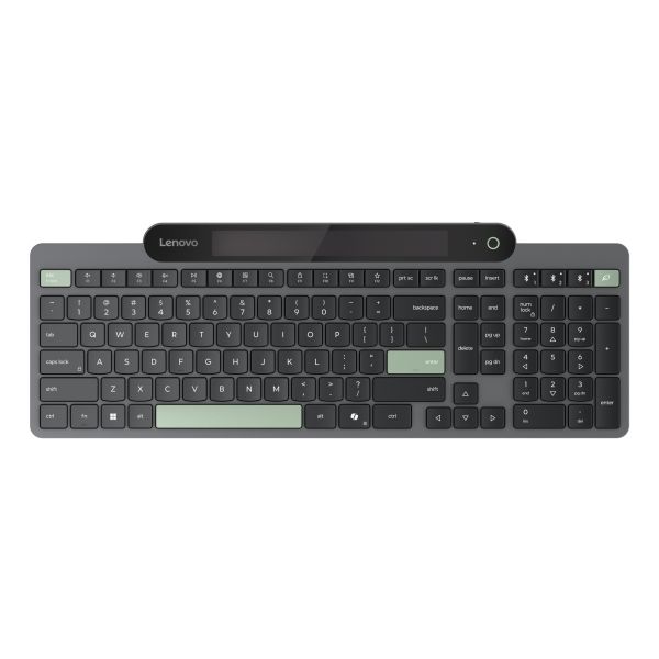Lenovo 4Y41R69500 toetsenbord Thuis/Werk Bluetooth Belgisch, Engels Zwart, Groen (4Y41U73220)