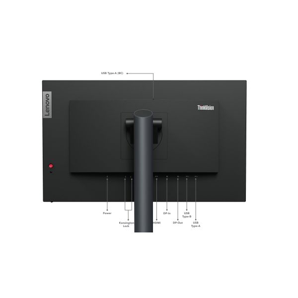 Lenovo ThinkVision P24q-30 computer monitor 60,5 cm (23.8") 2560 x 1440 Pixels Quad HD LED Zwart (63B4GAR6EU)