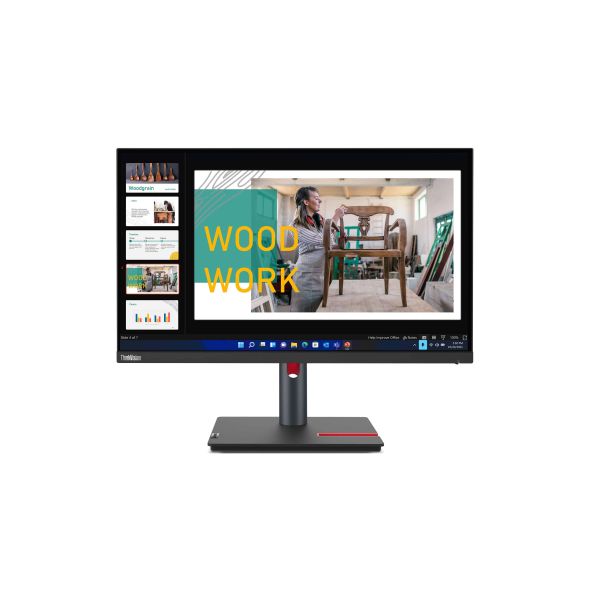 Lenovo ThinkVision P24q-30 computer monitor 60,5 cm (23.8") 2560 x 1440 Pixels Quad HD LED Zwart (63B4GAR6EU)