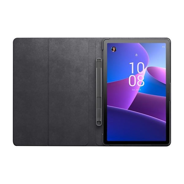 Lenovo ZG38C03909 10 Inches Convertible Carrying Case With Built-in Pen Pouch - Gray - Folio Stand / Case (ZG38C03909)