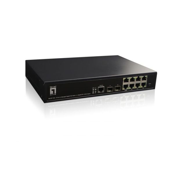 LevelOne GEP-1061 - Switch - managed - 8 x 10/100/1000 (PoE+) (GEP-1061NEUEVERSION)