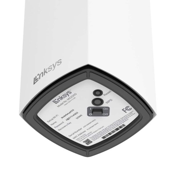 Linksys Atlas 6 Dual-band (2.4 GHz / 5 GHz) Wi-Fi 6 (802.11ax) Wit Intern (MX2002)