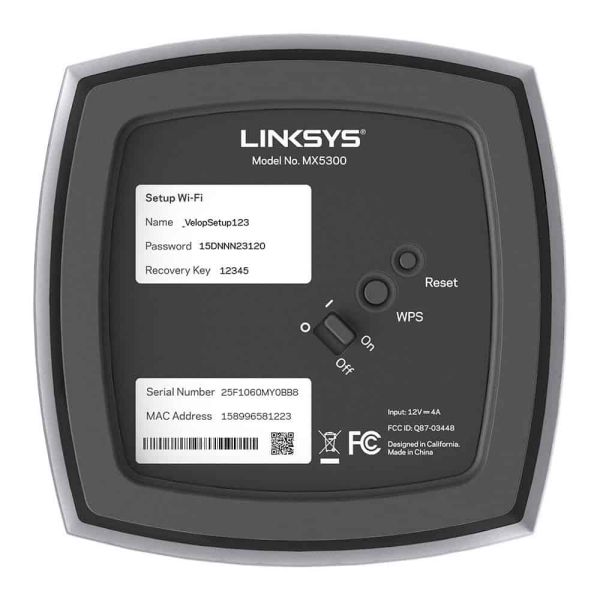 Linksys MX5300 draadloze router Gigabit Ethernet Tri-band (2.4 GHz / 5 GHz / 5 GHz) Wit (MX5300)