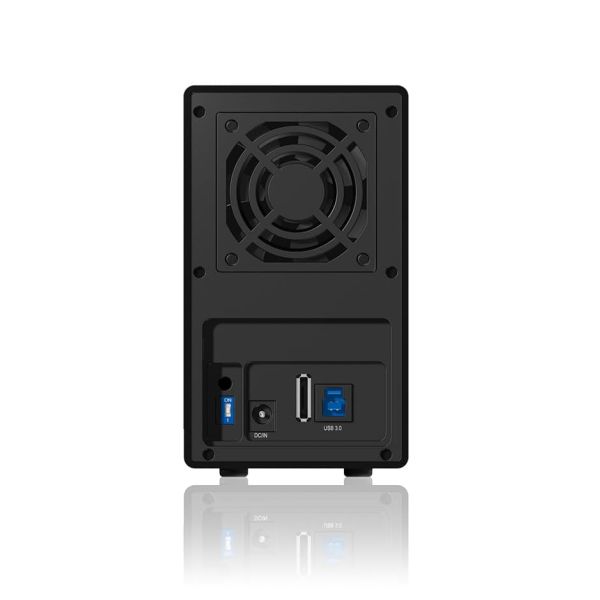 ICY BOX IB-RD3620SU3 disk array 0 TB Desktop Zwart (IB-RD3620SU3)