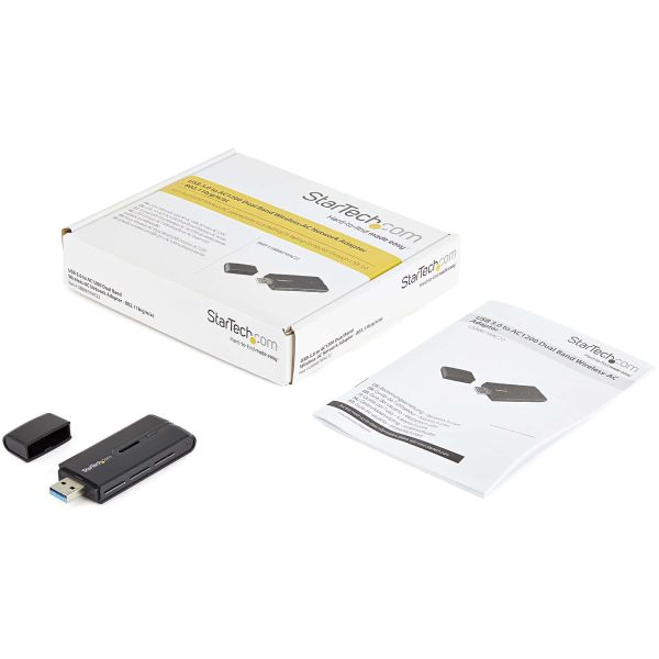 StarTech.com USB 3.0 AC1200 dual-band draadloze-AC netwerkadapter 802.11ac wifi-adapter (USB867WAC22)