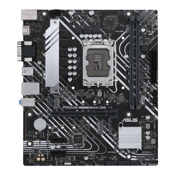 ASUS PRIME B660M-K D4 Intel B660 LGA 1700 micro ATX (90MB1950-M0EAY0)