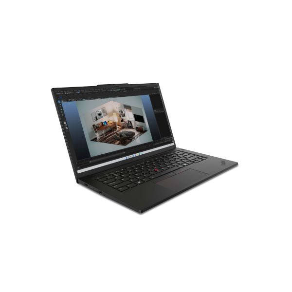 Lenovo ThinkPad P14s Gen 5 (Intel) Intel Core Ultra 7 165H Laptop 36,8 cm (14.5") WQXGA 64 GB DDR5-SDRAM 1 TB SSD NVIDIA RTX 500 Ada Wi-Fi 6E (802.11ax) Windows 11 Pro Duits Zwart (21G2000JGE)