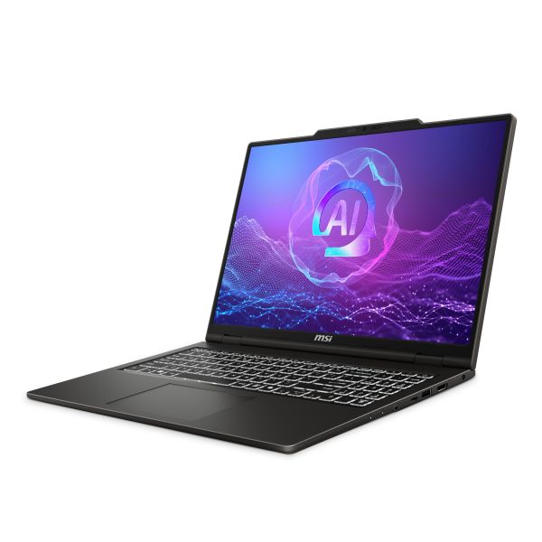 MSI VenturePro 16 A2RWFG-058NL Intel Core 7 240H Netbook 40,6 cm (16") 2K 64 GB DDR5-SDRAM 1 TB SSD NVIDIA GeForce RTX 5060 Wi-Fi 6E (802.11ax) Windows 11 Pro Grijs (9S7-261321-058)