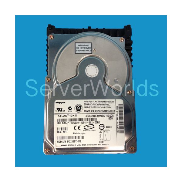 Dell 18GB SAS 10K U320 SCSI Hard Drive (1J115-RFB)