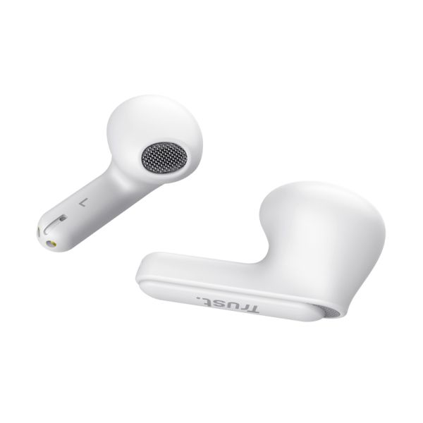 Trust Yavi Headset True Wireless Stereo (TWS) In-ear Oproepen/muziek USB Type-C Bluetooth Wit (25173)