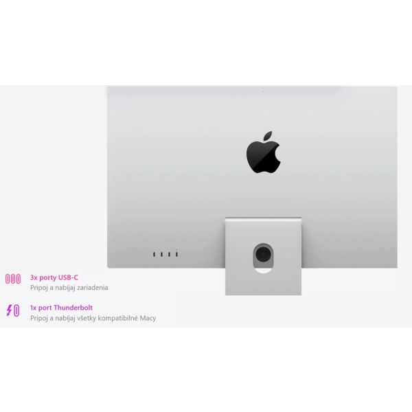 Apple Studio Display Nano-texture 27 inch met kantelbaar en verstelbaa (MMYV3CS/A)