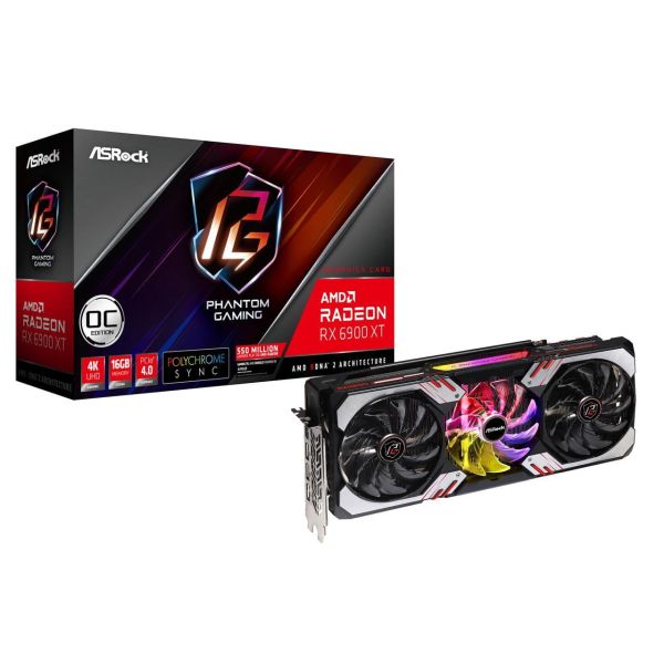 ASRock Radeon RX 6900 XT Phantom Gaming D 16GB (RX6900XT PGD 16GO)