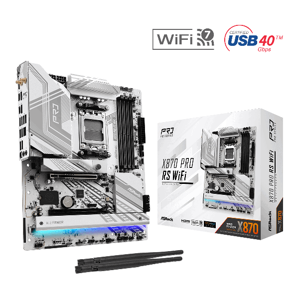 ASRock X870 Pro RS WiFi Motherboard (X870 PRO RS WIFI)