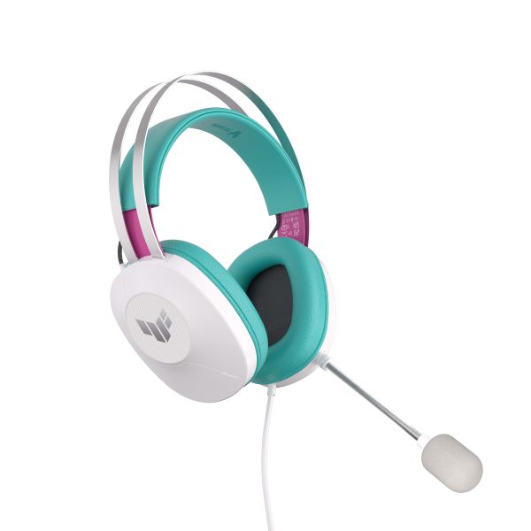 ASUS TUF Gaming H1 Gen II Hatsune Miku Edition Headset Bedraad Hoofdband Gamen USB Type-A Roze, Turkoois, Wit (90YH048B-BHUA00)