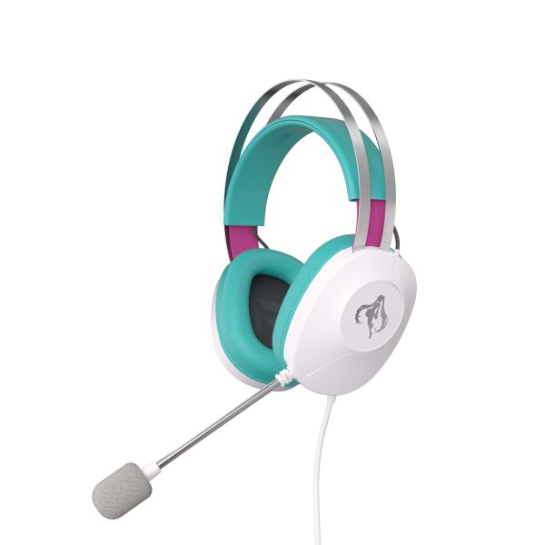 ASUS TUF Gaming H1 Gen II Hatsune Miku Edition Headset Bedraad Hoofdband Gamen USB Type-A Roze, Turkoois, Wit (90YH048B-BHUA00)
