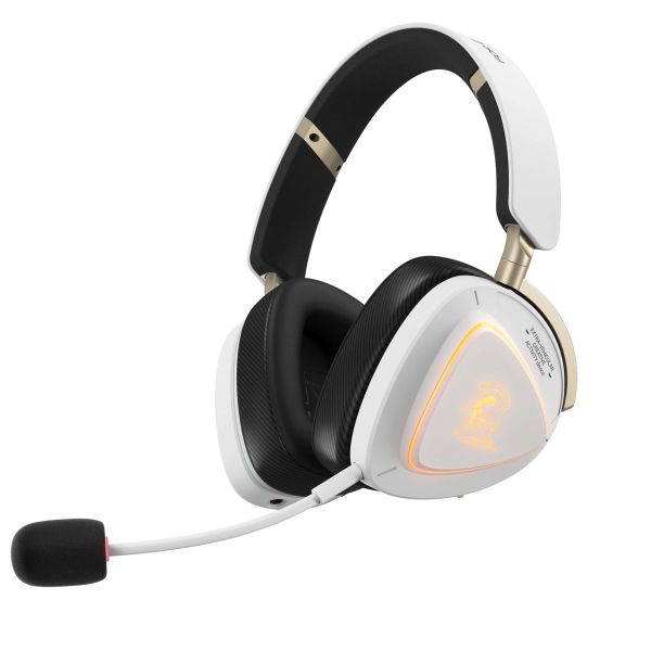 ASUS ROG Delta II-KJP Headset Bedraad en draadloos Hoofdband Gamen Bluetooth Zwart, Wit (90YH04C0-BHUA10)