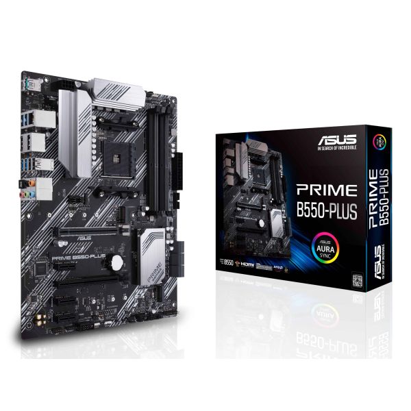 ASUS PRIME B550-PLUS AMD B550 Socket AM4 ATX (PRIME B550-PLUS)