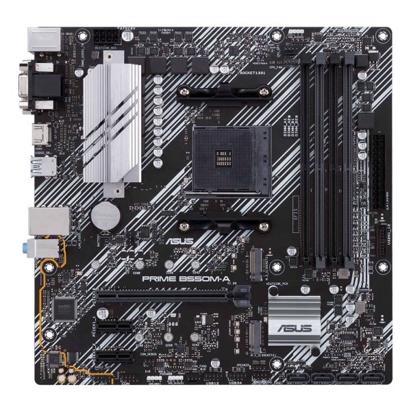 ASUS PRIME B550M-A AMD B550 Socket AM4 micro ATX (PRIME B550M-A)
