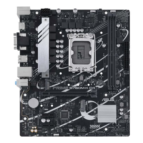 ASUS PRIME B760M-K D4 Intel B760 LGA 1700 micro ATX (PRIME B760M-K D4)