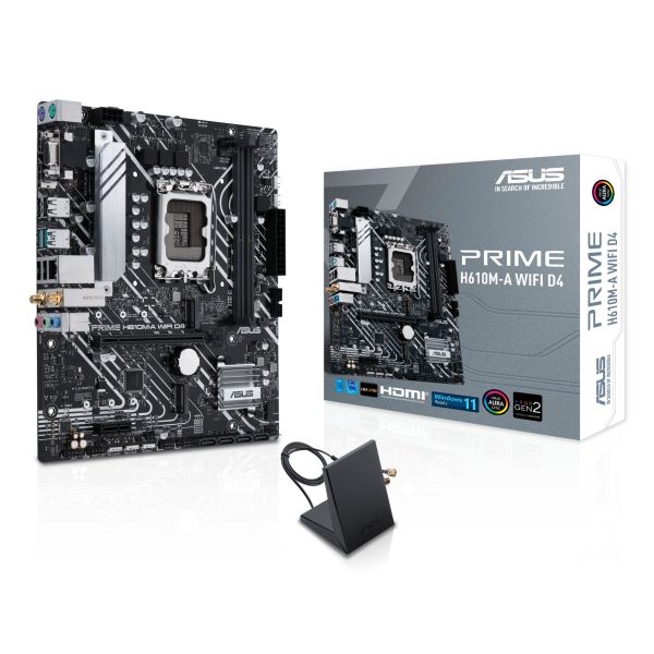 ASUS PRIME H610M-A WIFI D4 Intel H610 LGA 1700 micro ATX (PRIME H610M-A WIFI D4)